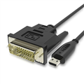 Generic Micro HDMI to DVI 24+1 Adapter cable 1.8m Long 